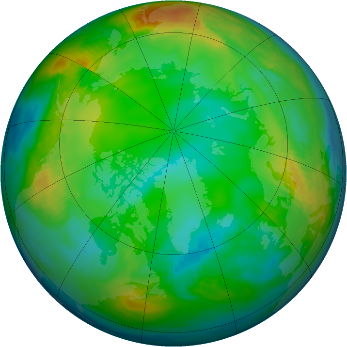 Arctic ozone map for 05 December 1980